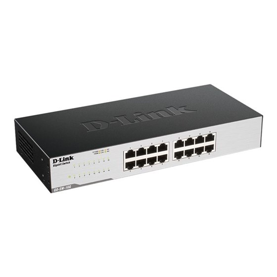 D-Link GO-SW-16G/E, 16 port Gigabit Easy Desktop Switch