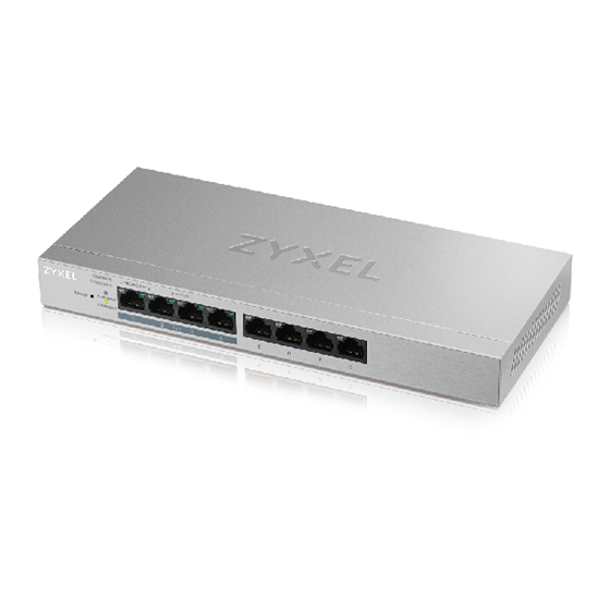 ZyXEL GS1200-8HPV2- EU0101F, 8-Port Web Managed PoE Gigabit Switch