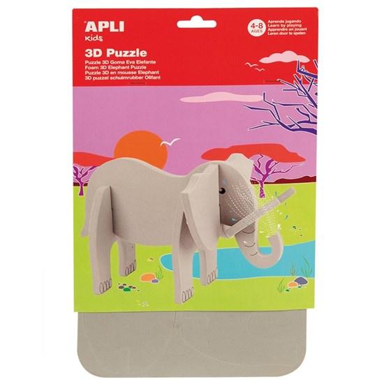 Puzle 3D Apli elephant 13713 