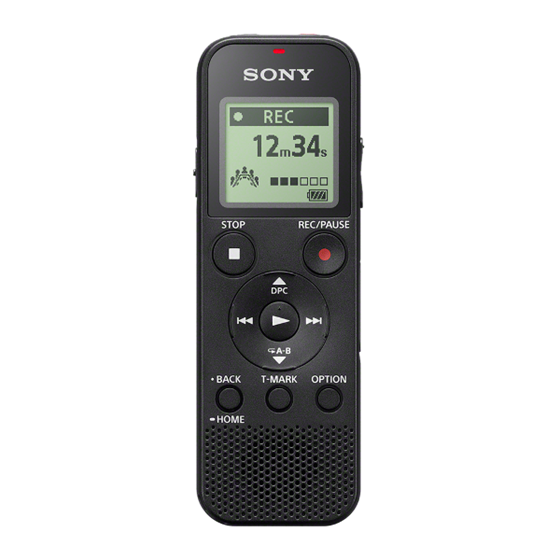 Diktafon digitalni Sony ICD-PX370  P/N: sony-icd-px370