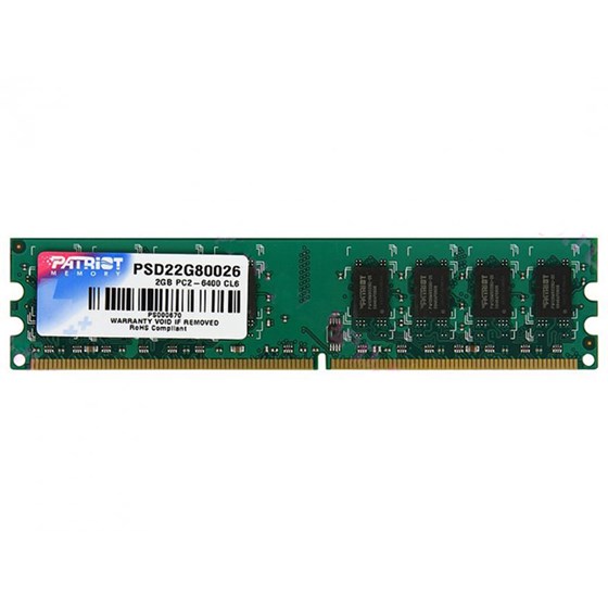 Memorija za PC 2GB DDR2 800MHz PC2-6400 Patriot Signature 