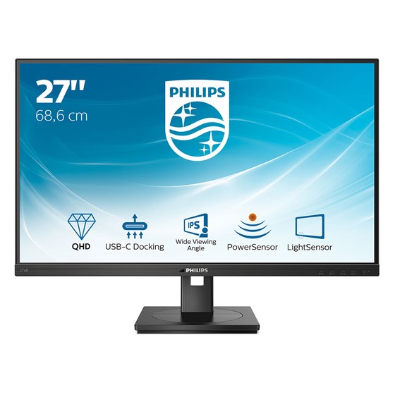 Monitor Philips 27" 276B1, HDMI, DP, 10W, , QHD, HAS