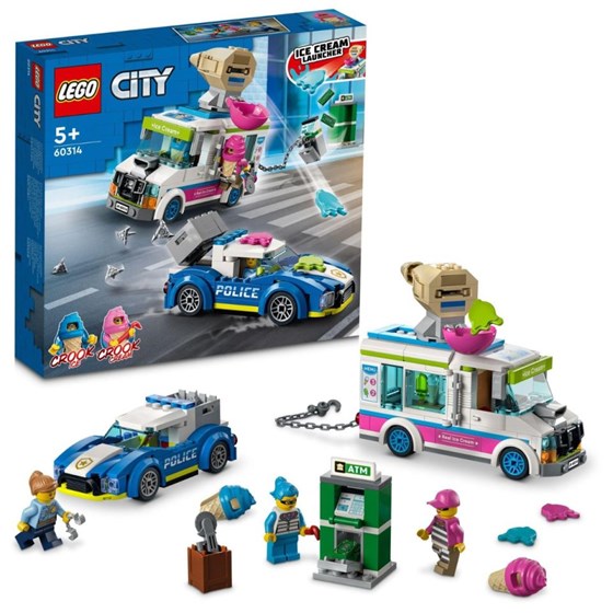 LEGO City Policijska potjera za sladoledarskim kamionom 60314 