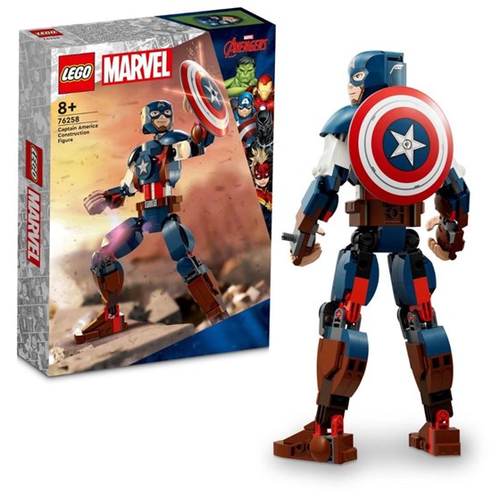LEGO Super Heroes Figura Captaina Americe za slaganje 76258 