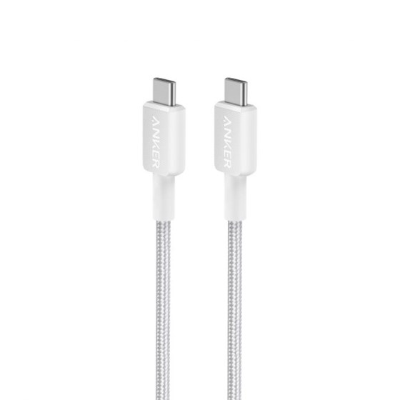 Anker 322 kabel USB-C to USB-C pleteni, 0,9m bijeli