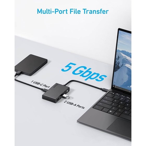 Anker 332 USB-C hub, 5u1