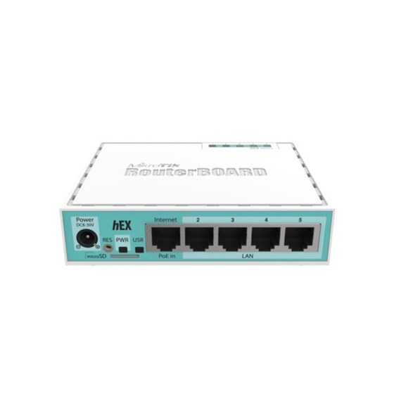 MikroTik RB750Gr3 5-Port Gigabit Router HEX P/N: MIK-HEX 