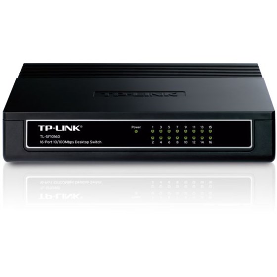 TP-Link TL-SF1016D, 16-Port 10/100Mbps Desktop Switch