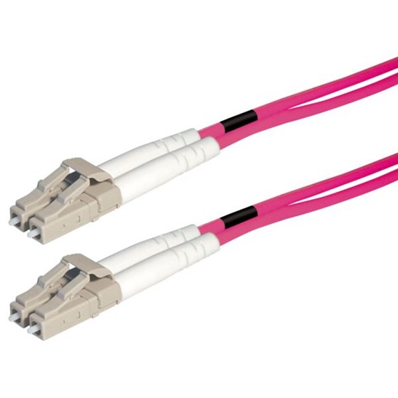 Transmedia Fibre optic MM OM4 Duplex Patch cable LC-LC 0,5m