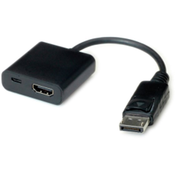 Adapter Roline HDMI(F) na DisplayPort(M) 4K, v1.2 0.15m P/N: 12.99.3145